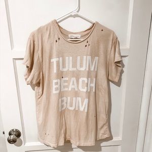 BILLABONG X SINCERELY JULES tan tee